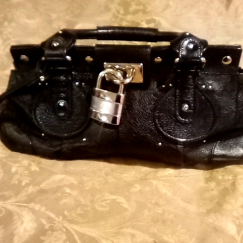 Vintage Chole' Black leather handbag